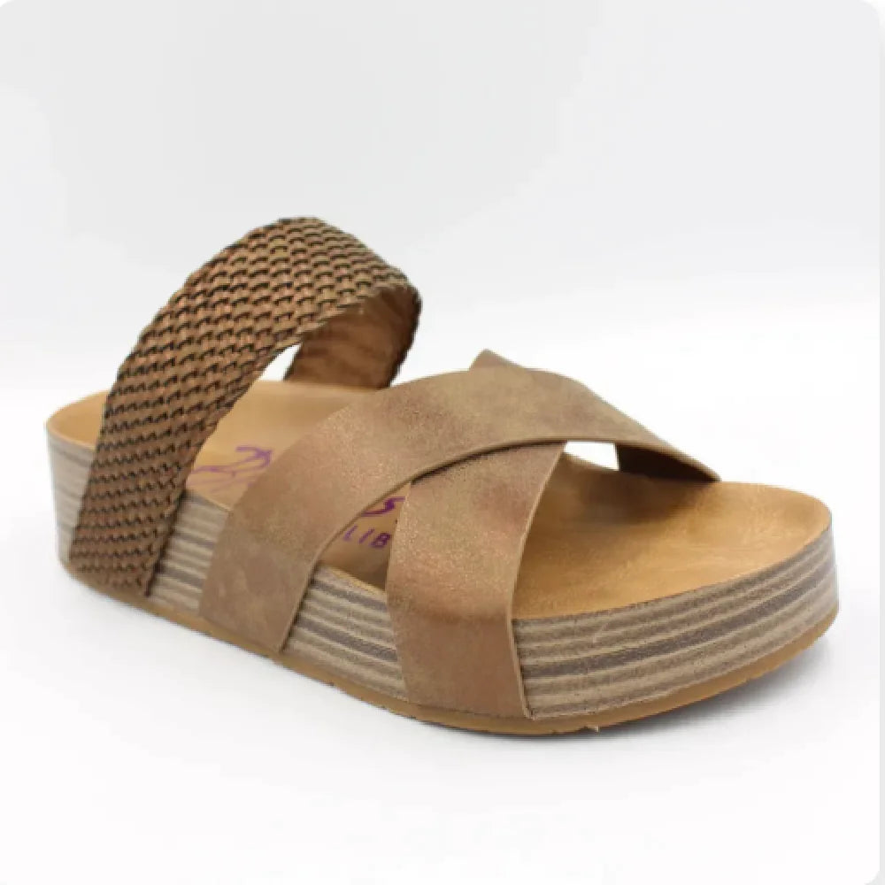 Woven Solid Color Casual Fashion Sandals